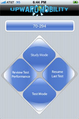 Sample View of 70-294 Windows Server Exam Mode