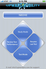 Sample View of ADA NBDHE Exam Prep Mode