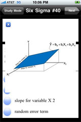 Sample View of ASQ Six Sigma Green Belt Prep Study Mode