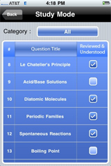 Sample CLEP Chemistry Exam Prep Study Mode