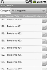 Sample View of CSC Exam Prep App Test Mode