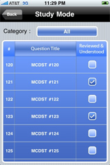 Sample View of MCDST Exam Prep  Study Mode