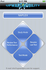 Sample View of NAPLEX Exam Prep Mode