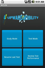 Sample View of NCLEX-RN Exam Prep by UM Mode