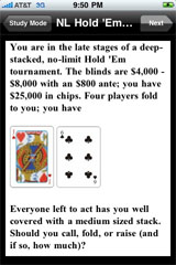 Sample NLHE Poker Trainer (No Limit) Study Mode