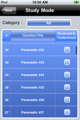 Sample View of NREMT Paramedic Exam Prep