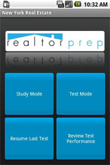 Sample View of New York Real Estate Exam Prep Mode