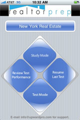 Sample View of New York Real Estate Exam Prep Mode