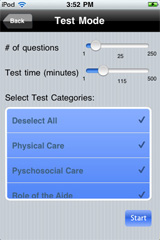 Sample Nurse Aide Exam Prep Test Mode