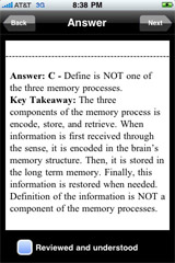 Sample Praxis II Psychology Exam Prep Answer Mode