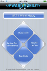 Sample SAT II World History Exam Prep Mode
