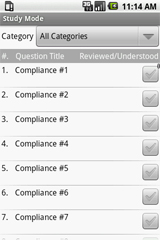 Sample View of VCP4 VMware Exam Prep Study Mode