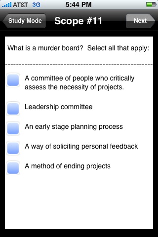 Murder Board Question